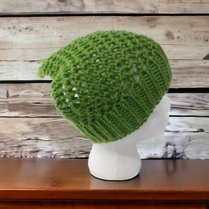 Hand Knit Moss Green Adult Cottagecore Bandana